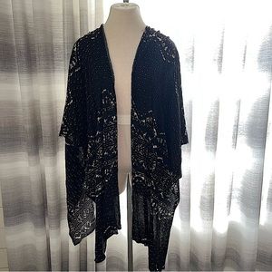 Free to Fly printed kimono